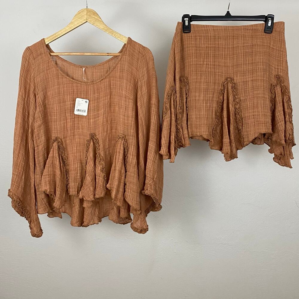 NWT Free People Getaway Set - Amber Waves - Size Small